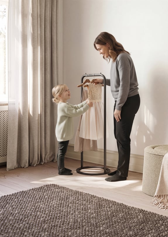 WOUD ai character mom and child