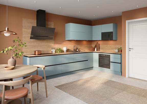 Kutchenhaus Touch Aqua Supermatt kitchen