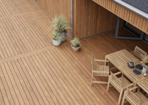 Keflico wooden terrace CGI